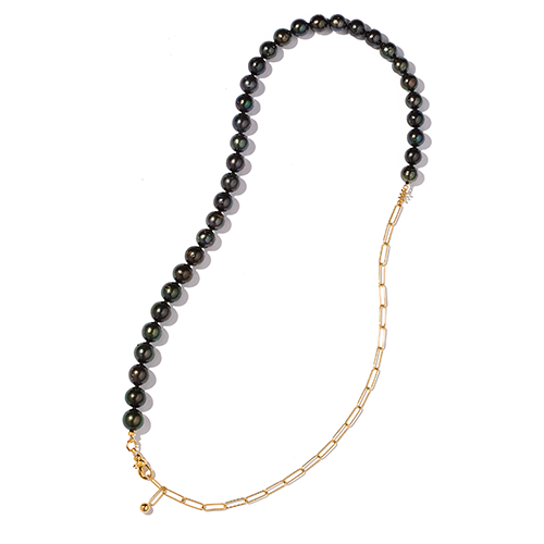 クラシックノワールパールデュオチェーン - Mens