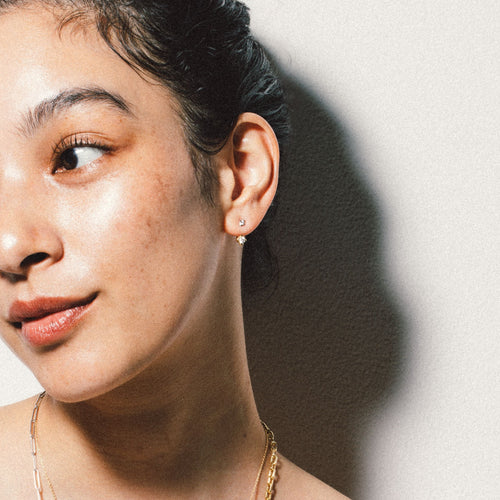 HANABIダブルバックピアス