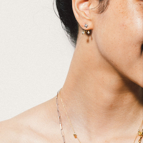 HANABIトリプルバックピアス