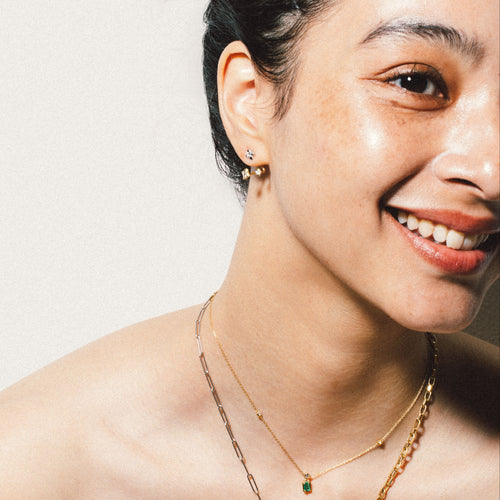 HANABIトリプルバックピアス