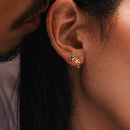 エメラルドピアス