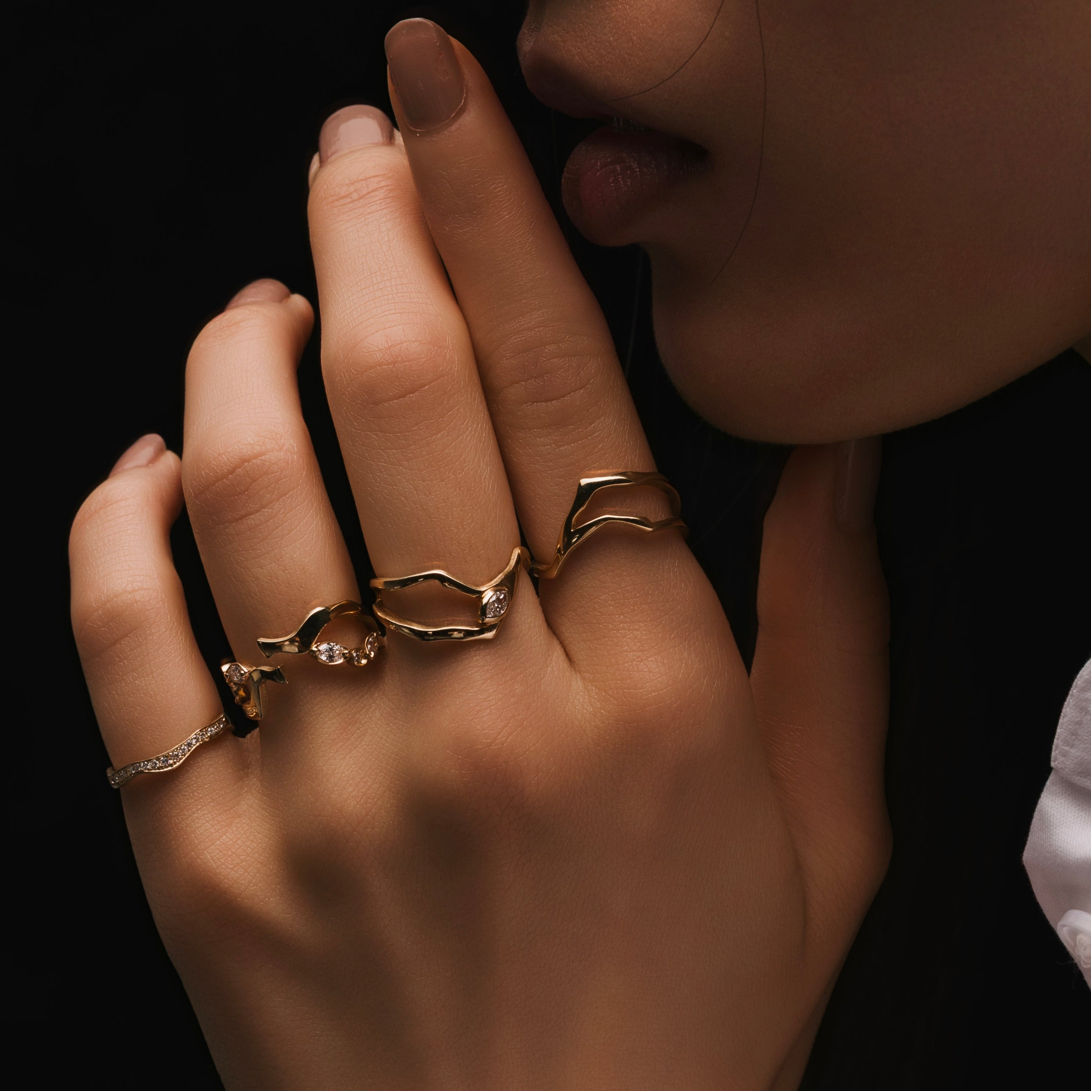 KINTSUGIシングルダイヤモンドリングⅠ