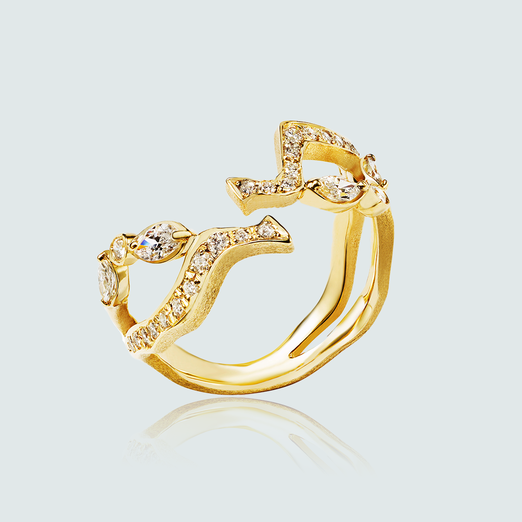 KINTSUGIパヴェダイヤモンドリングⅡ - Bridal