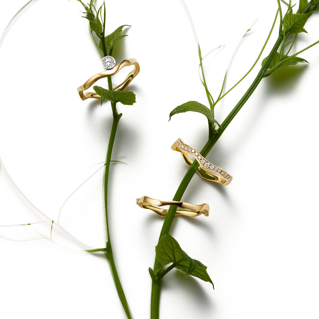 KINTSUGIダイヤモンドヴァインリング