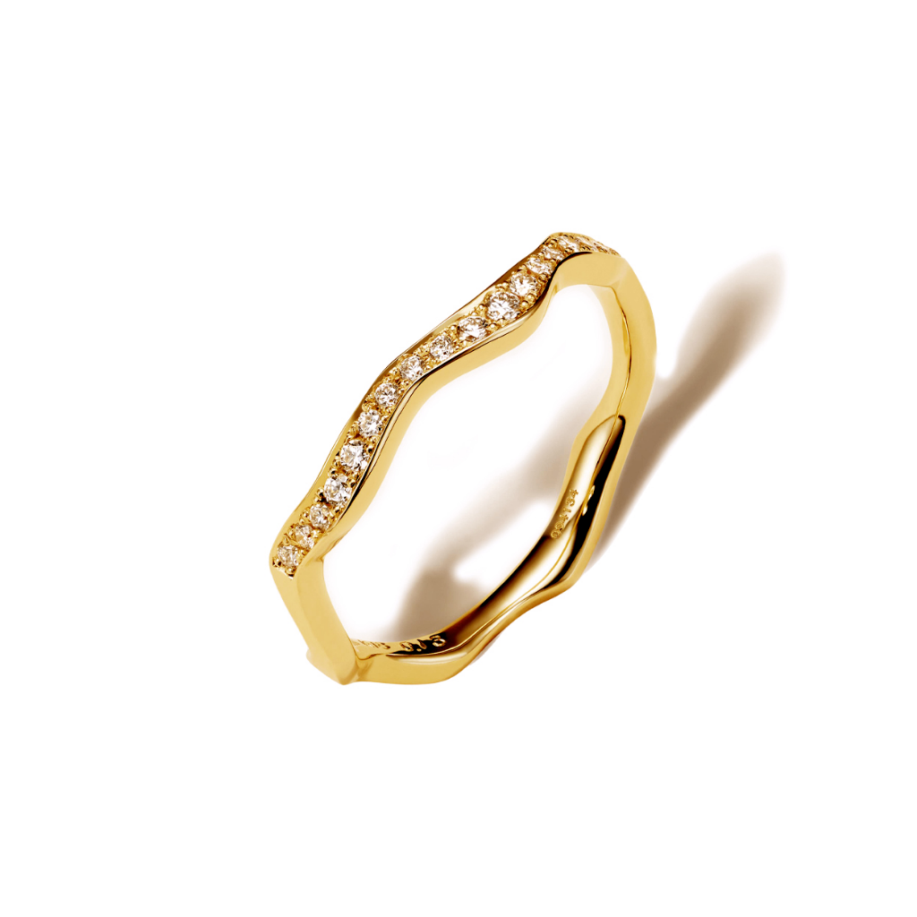 KINTSUGIパヴェダイヤモンドヴァインリング