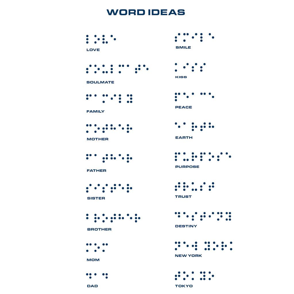 点字ダイヤモンドバンドリング「CUSTOM ORDER」PT - Bridal