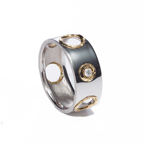 ENオープンダイヤモンドリング PT (8mm)