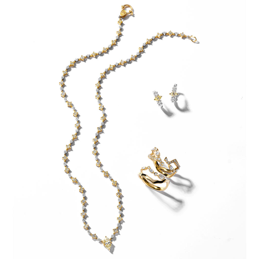 セルフラブギャラクシーダイヤモンドフープピアス - Mens