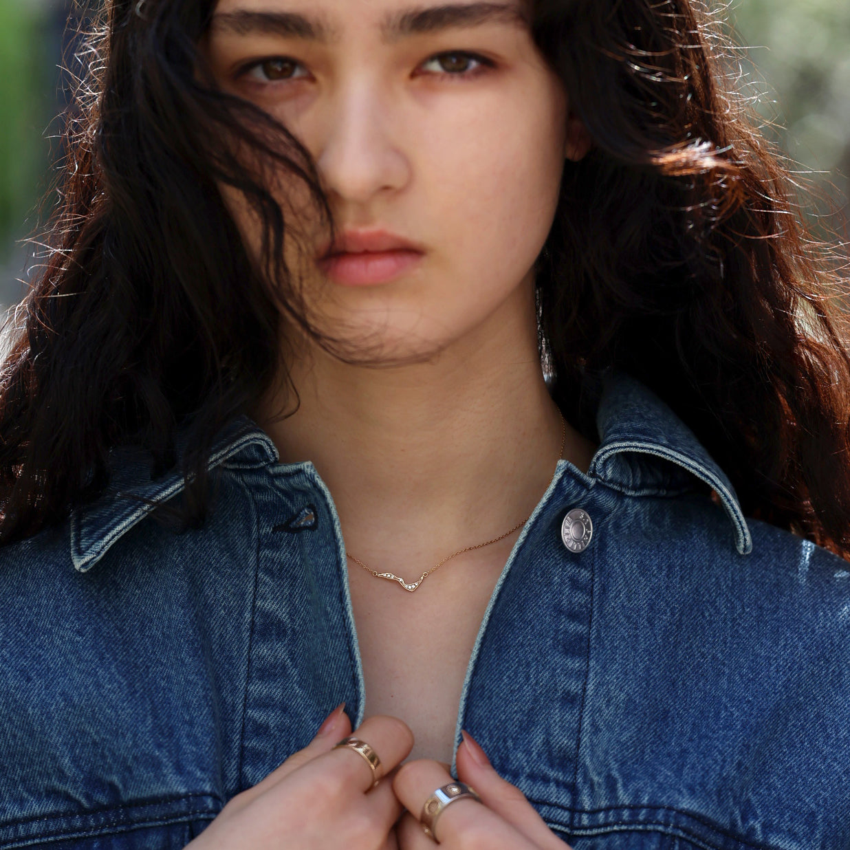 KINTSUGIミニパヴェダイヤモンドネックレス