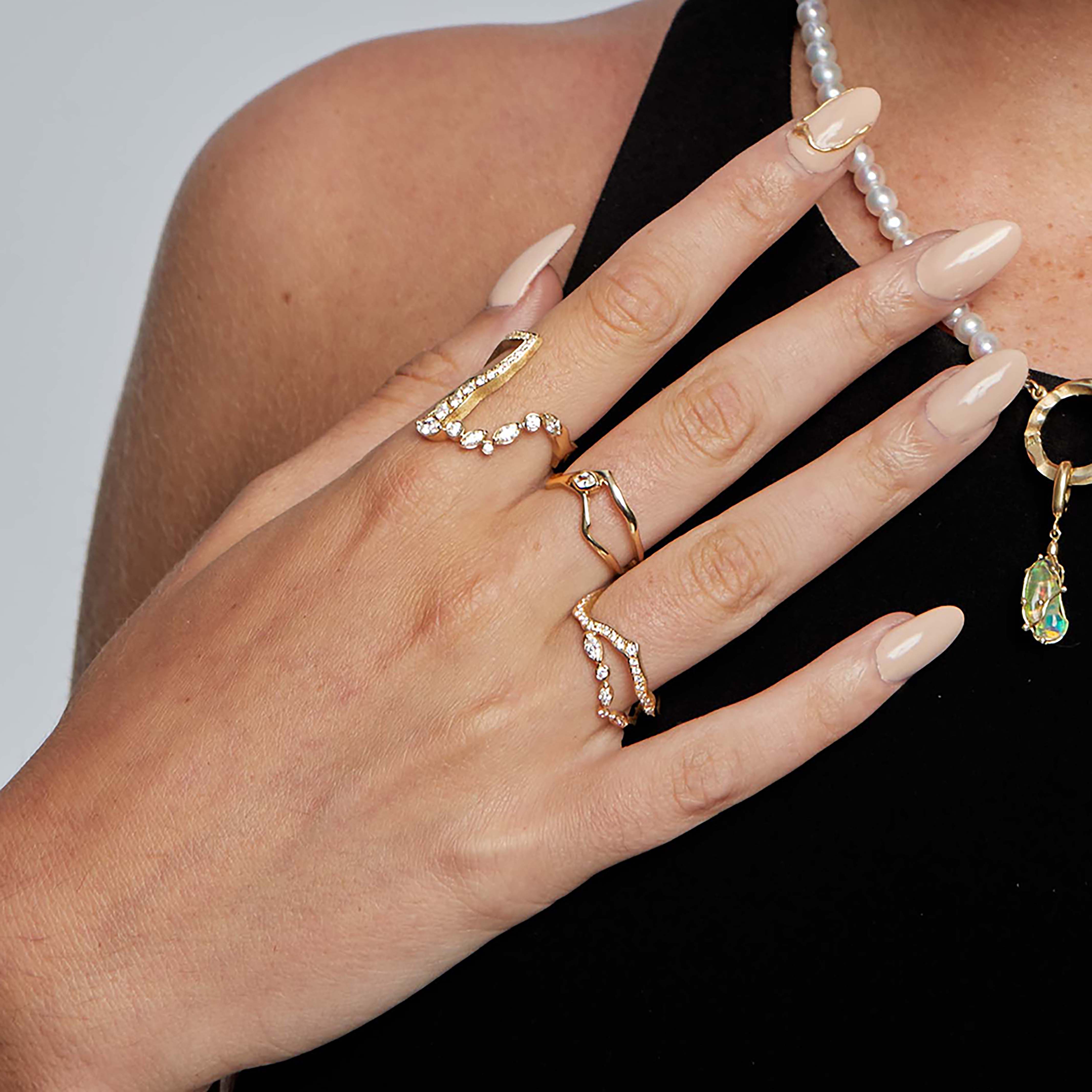 KINTSUGIパヴェダイヤモンドリングⅠ