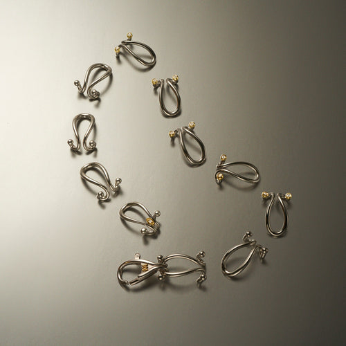 HASSOUパズルチェーンシルバーネックレス