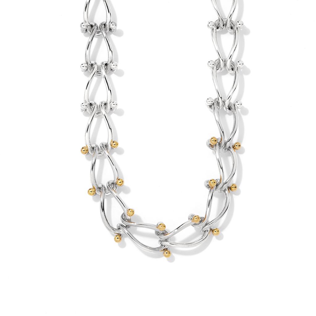 HASSOUパズルデュオチェーンネックレス - Mens