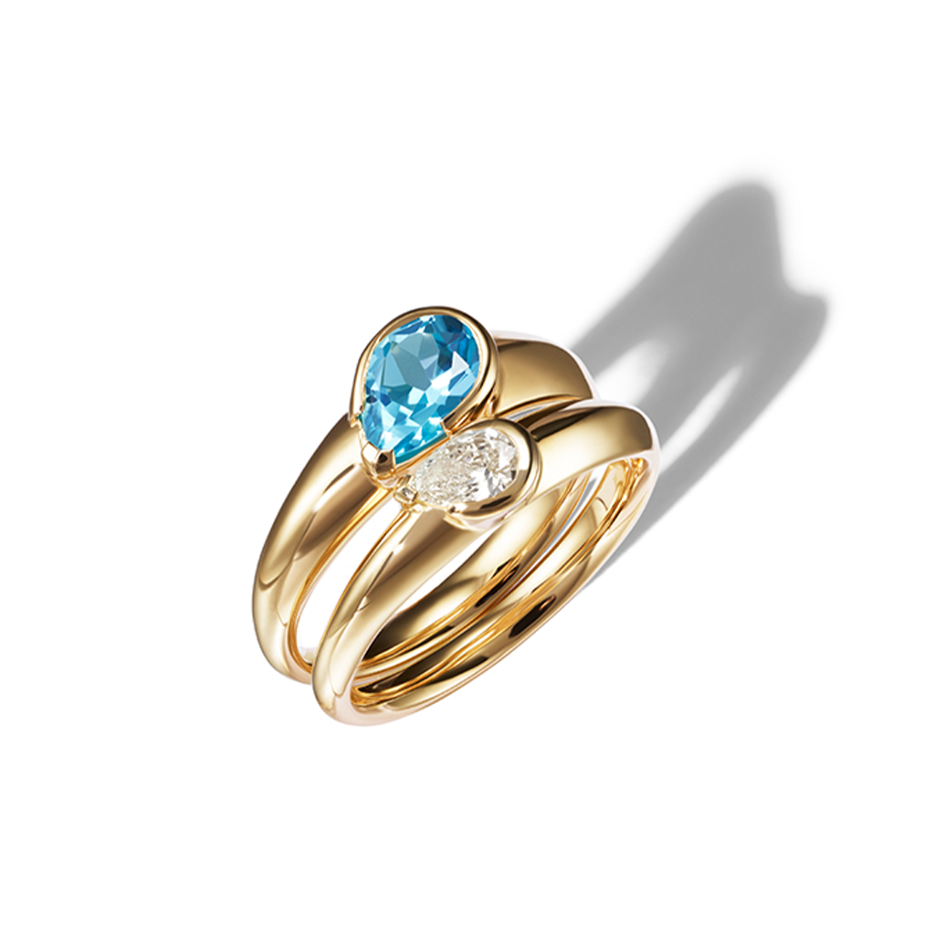 デュオハートスタッキングリング