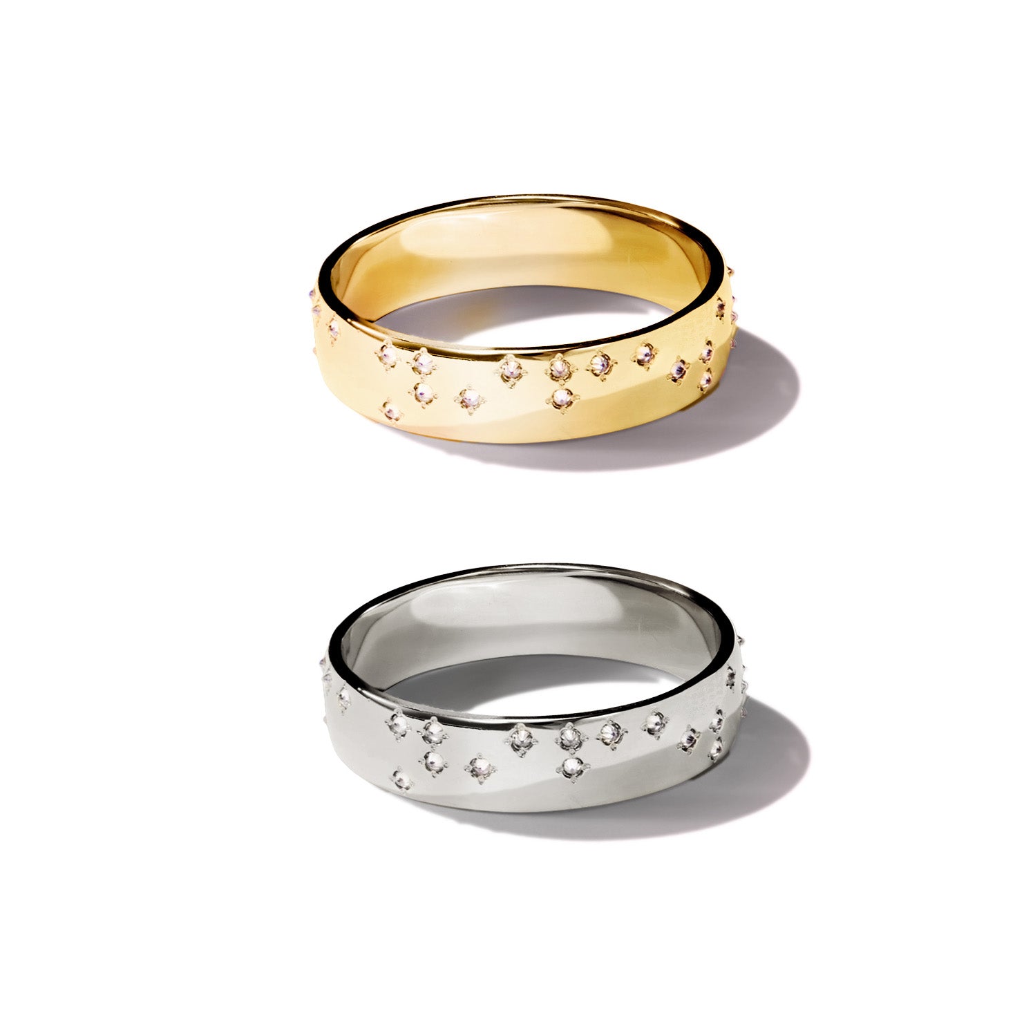 点字ダイヤモンドバンドリング「CUSTOM ORDER」PT - Bridal