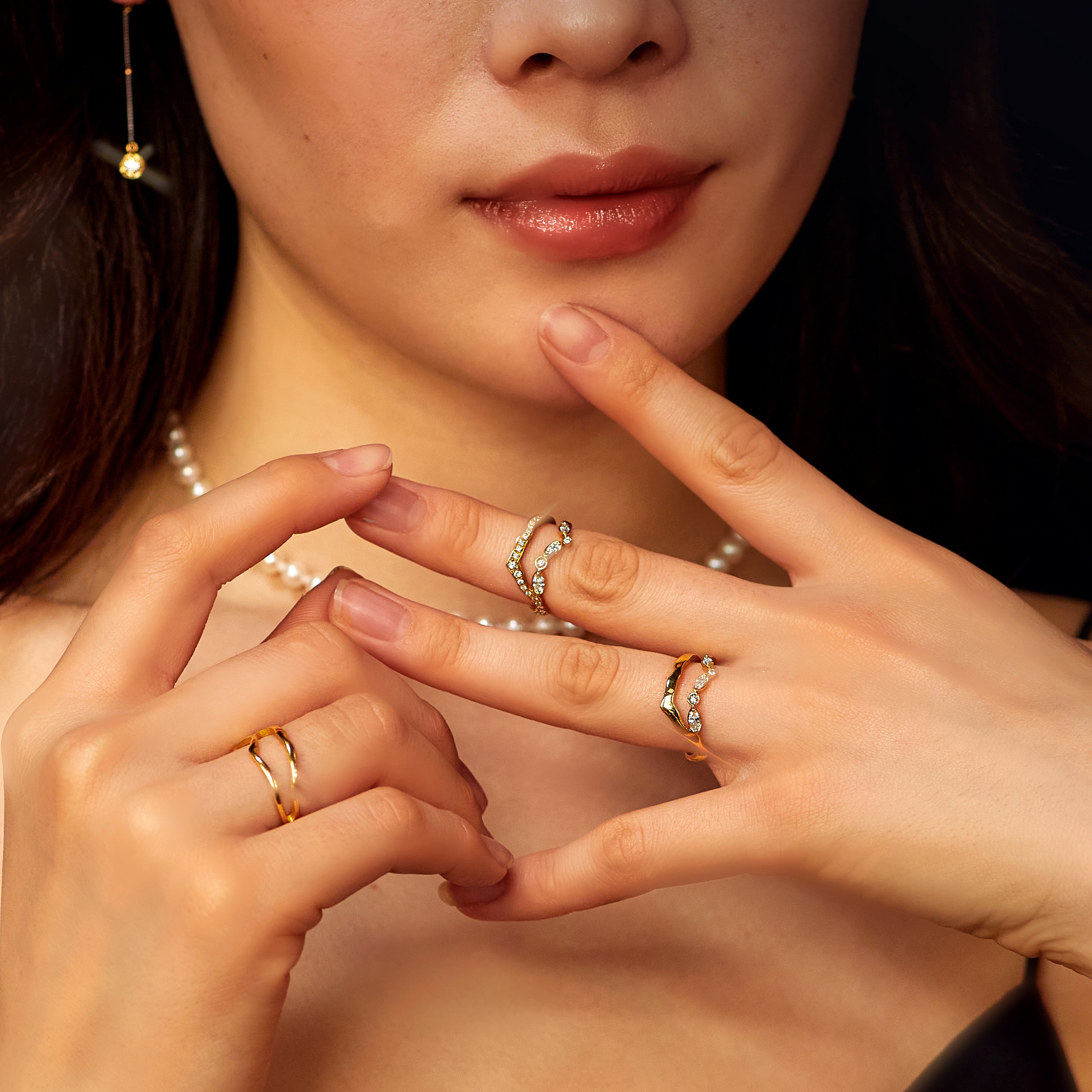 KINTSUGIパヴェダイヤモンドリングⅠ