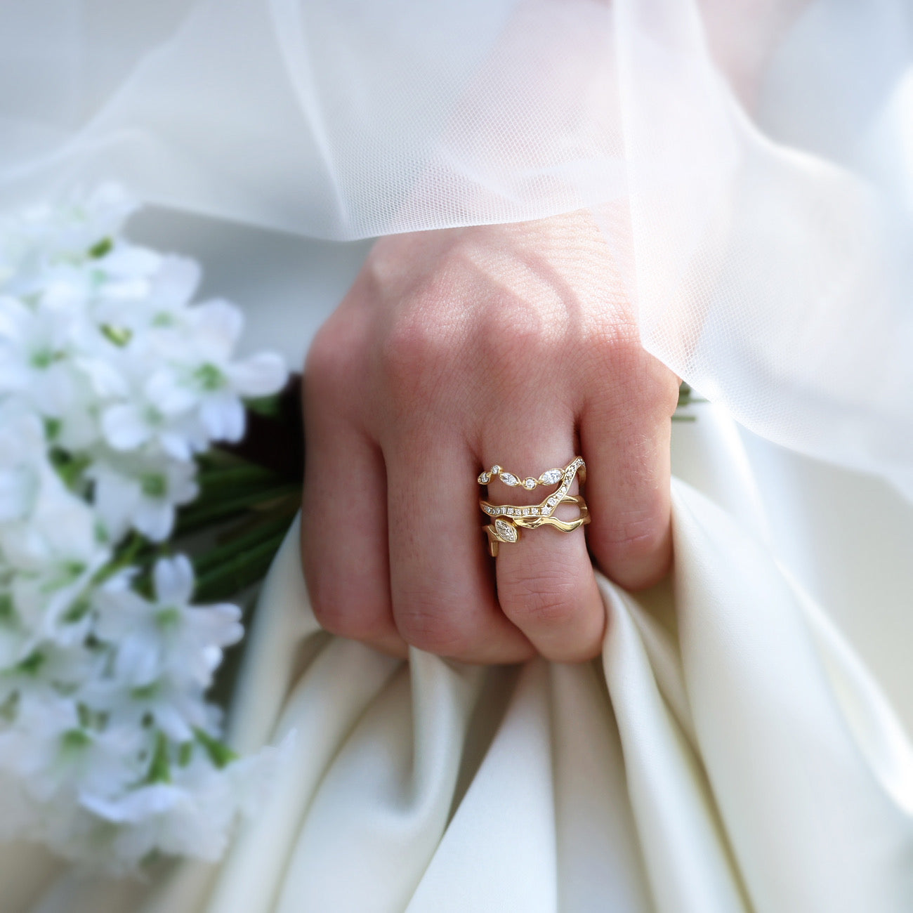 KINTSUGIパヴェダイヤモンドリングⅠ - Bridal