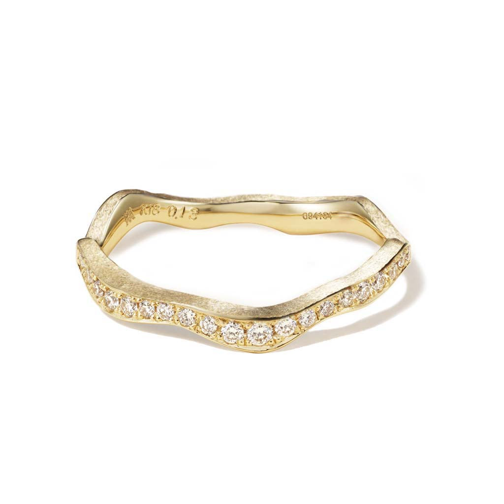 KINTSUGIパヴェダイヤモンドヴァインリング - Bridal