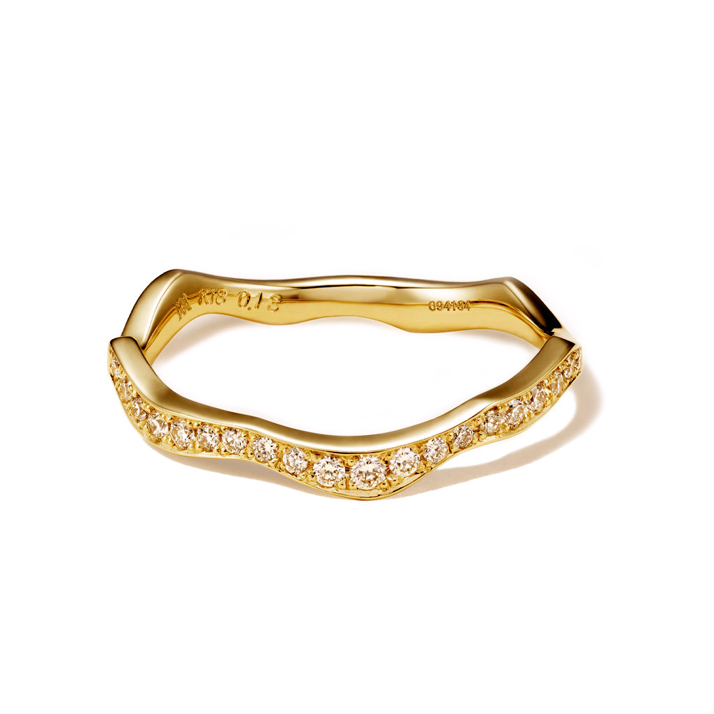 KINTSUGIパヴェダイヤモンドヴァインリング