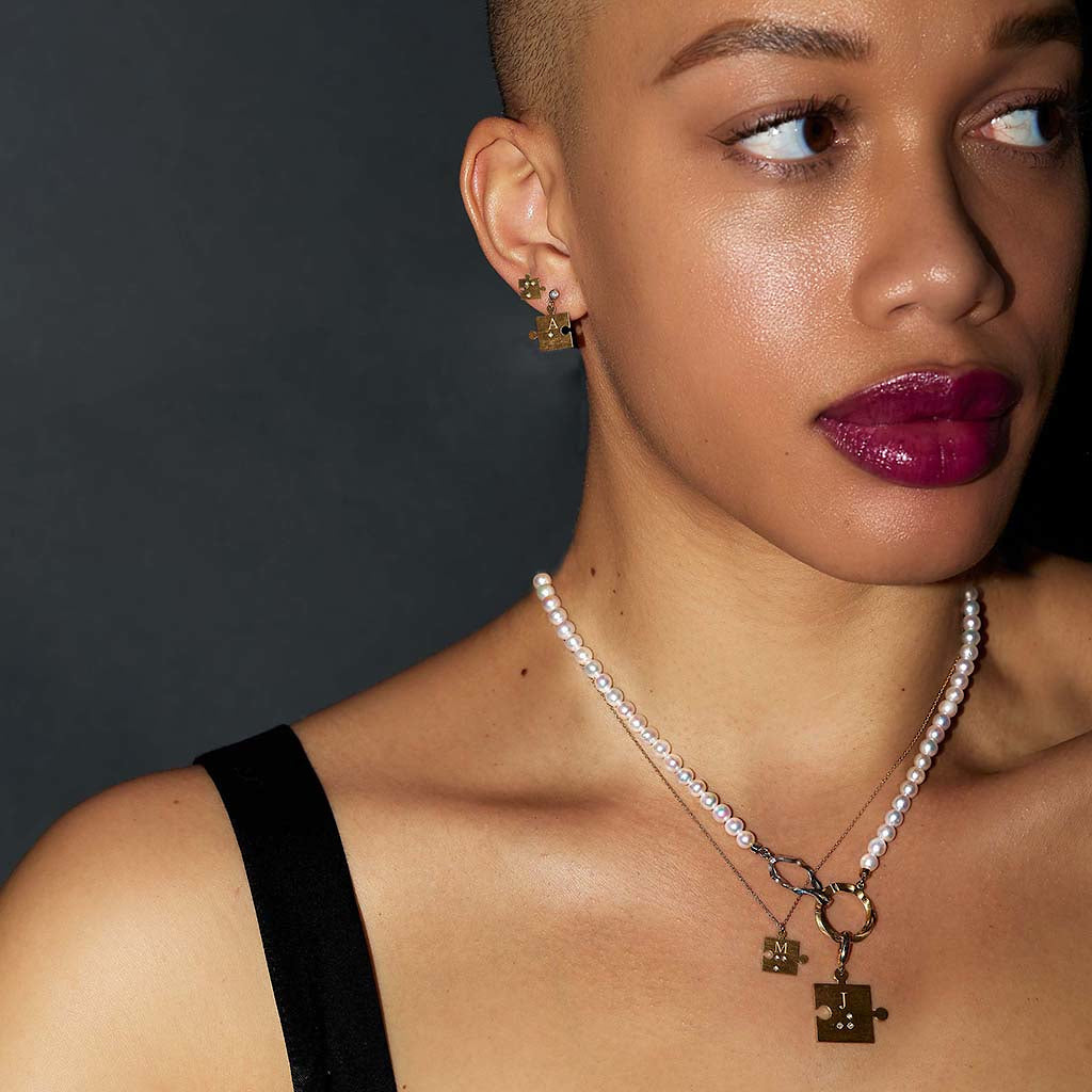 点字ダイヤモンドパズルチャーム YG