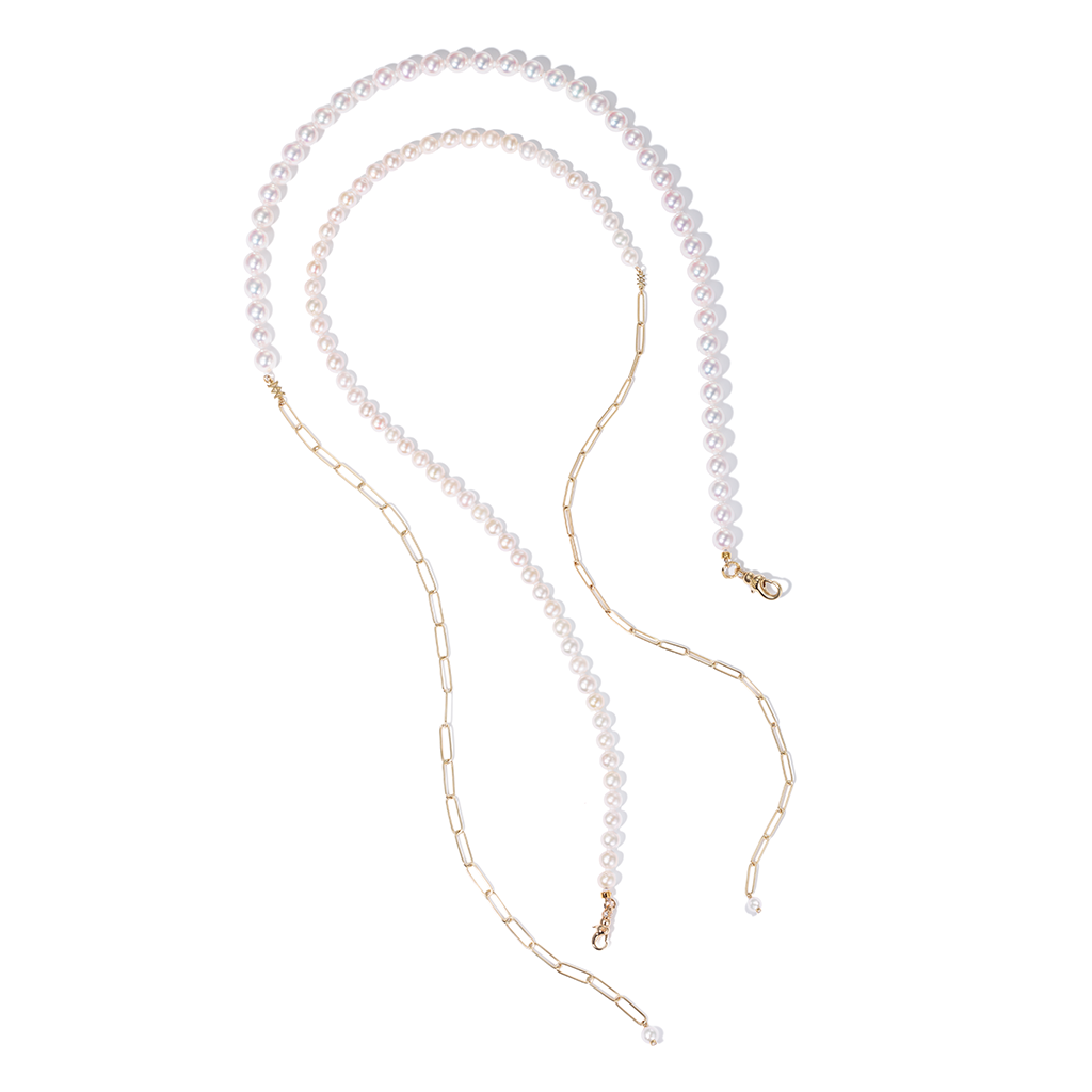 クラシックパールデュオチェーン(7mm)