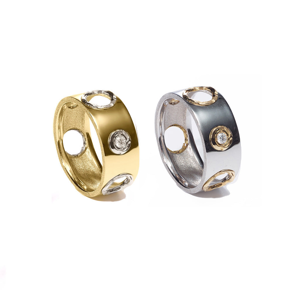 ENオープンダイヤモンドリング(8mm) - Bridal