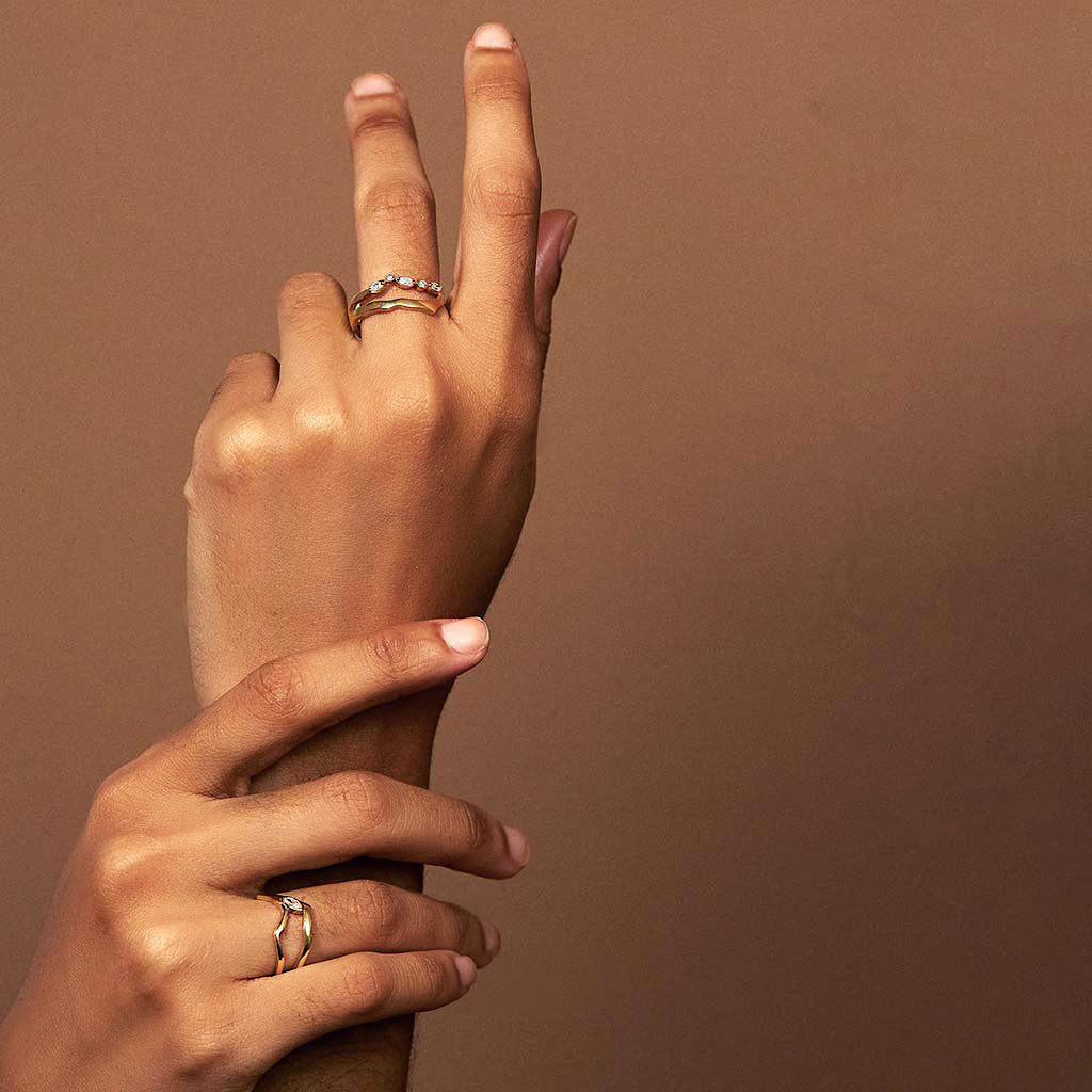 KINTSUGIフロートダイヤモンドリングⅠ